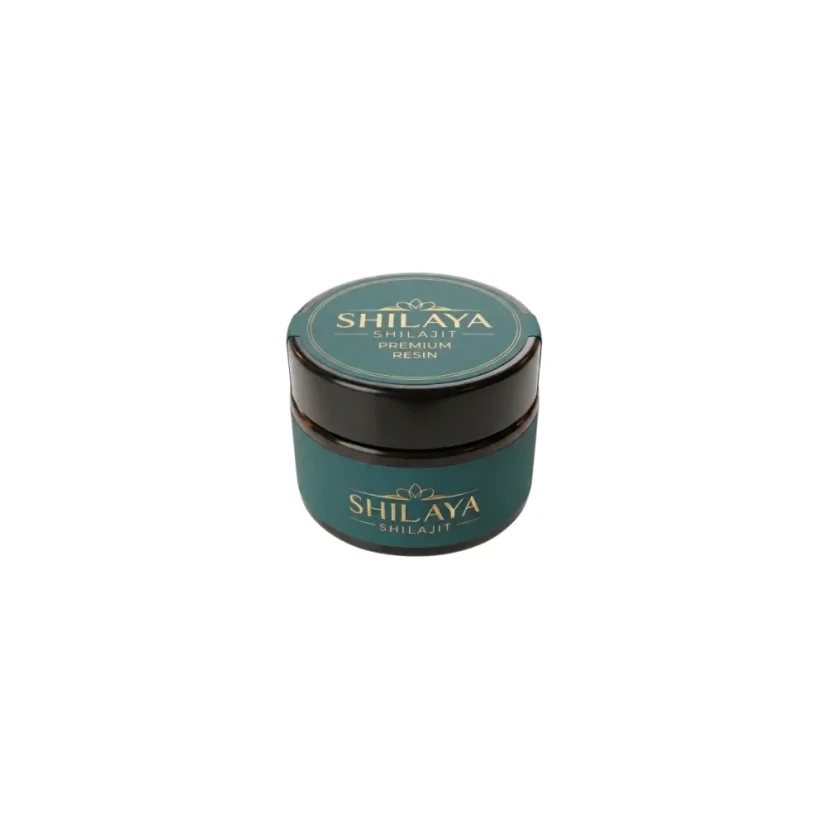 Prémiový himálajský Shilajit (Mumio) pryskyřice 15 g – Shilaya - Varianta: bez lžičky