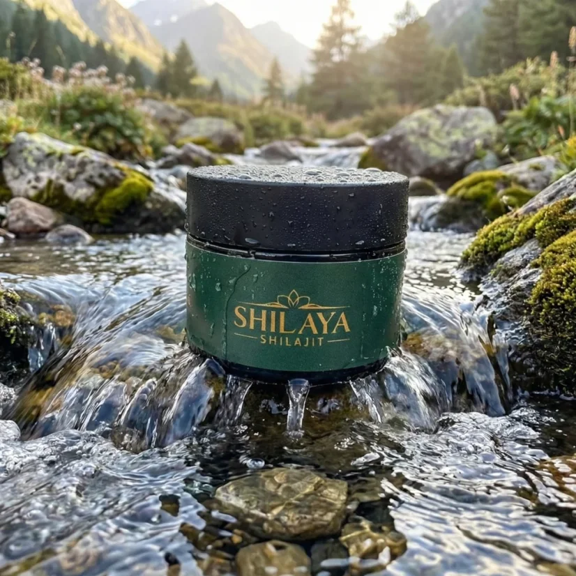 Prémiový himálajský Shilajit (Mumio) pryskyřice 15 g – Shilaya - Varianta: bez lžičky
