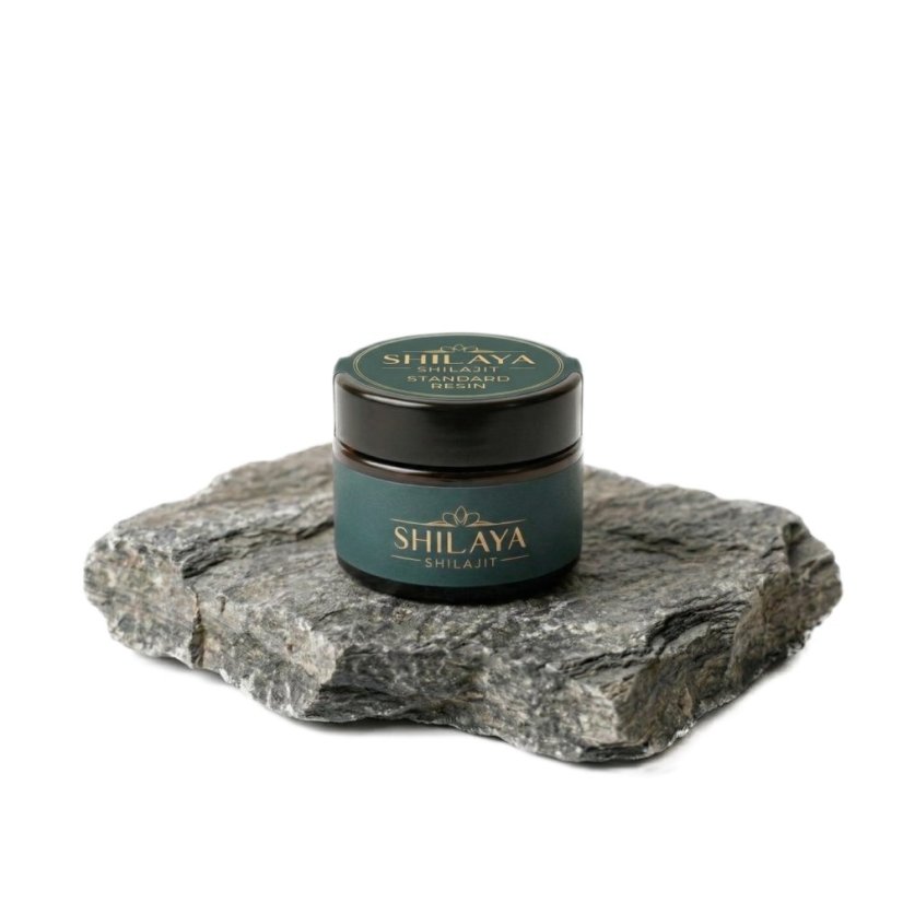 Shilaya Standard Shilajit Resin 15 g (pryskyřice) - Varianta: s lžičkou